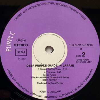 2LP Deep Purple: Made In Japan 648936