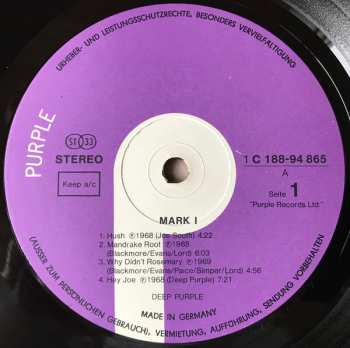 2LP Deep Purple: Mark I & II 636634