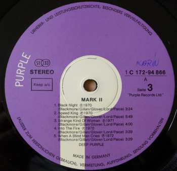 2LP Deep Purple: Mark I & II 639215