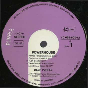 LP Deep Purple: Powerhouse 603262