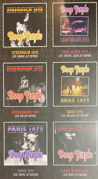 16LP/Box Set Deep Purple: The Official Deep Purple (Overseas) Live Series DLX | LTD | CLR 633174