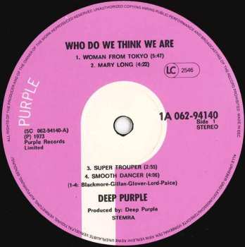 LP Deep Purple: Who Do We Think We Are 656259