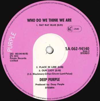 LP Deep Purple: Who Do We Think We Are 656259