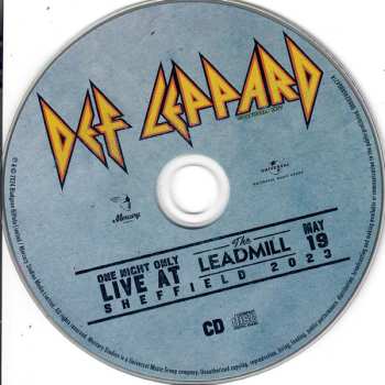 CD/Blu-ray Def Leppard: One Night Only: Live At The Leadmill 2023 627868