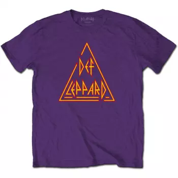 Tričko Classic Triangle Logo Def Leppard 