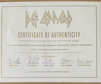 2LP Def Leppard: Drastic Symphonies LTD | PIC 592453