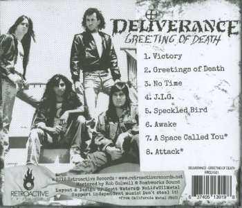 CD Deliverance: Greeting Of Death DLX | LTD 612841