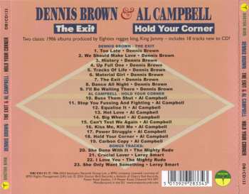 CD Dennis Brown: The Exit / Hold Your Corner 562863