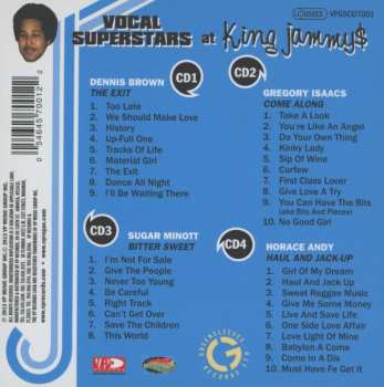 4CD/Box Set Gregory Isaacs: Vocal Superstars At King Jammys 580151