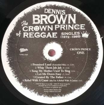 LP Dennis Brown: The Crown Prince Of Reggae: Singles (1972-1985) 414561