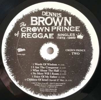 LP Dennis Brown: The Crown Prince Of Reggae: Singles (1972-1985) 414561