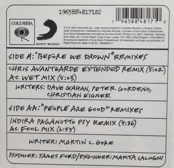 LP Depeche Mode: Before We Drown (Remixes) / People Are Good (Remixes) LTD | NUM 550946