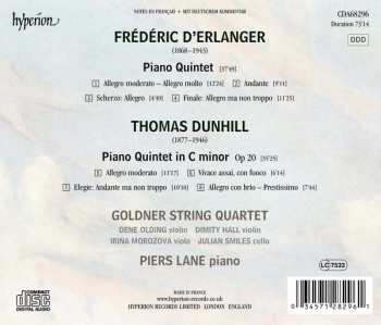 CD Frederic D'erlanger: Piano Quintets 559087