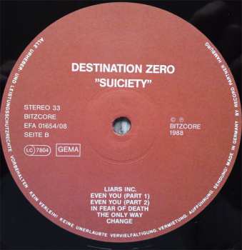 LP Destination Zero: Suiciety 647213