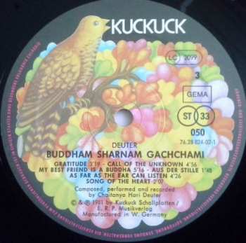 2LP Deuter: Silence Is The Answer / Buddham Sharnam Gachchami 653793