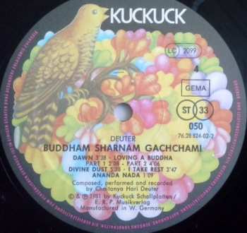 2LP Deuter: Silence Is The Answer / Buddham Sharnam Gachchami 653793