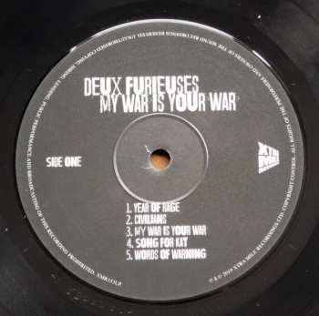 LP Deux Furieuses: My War Is Your War 626776