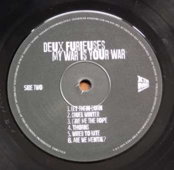 LP Deux Furieuses: My War Is Your War 626776