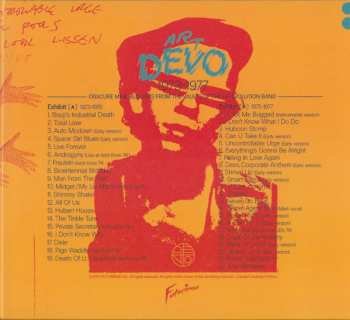 2CD Devo: Art Devo 1973-1977 581729