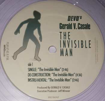 LP Gerald V. Casale: The Invisible Man CLR 576555