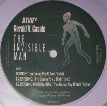 LP Gerald V. Casale: The Invisible Man CLR 576555