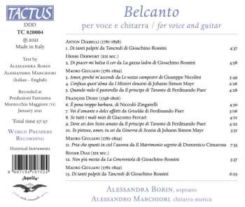 CD Anton Diabelli: Belcanto Per Voce E Chitarrra 616851