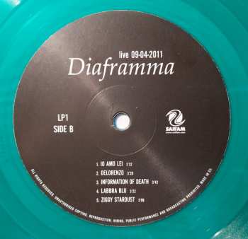 2LP Diaframma: Live 09-04-2011 CLR | LTD | NUM 612194