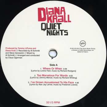 2LP Diana Krall: Quiet Nights 651346