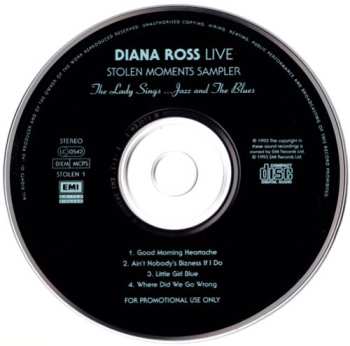 CD Diana Ross: Diana Ross Live - Stolen Moments: The Lady Sings...Jazz And Blues 608109