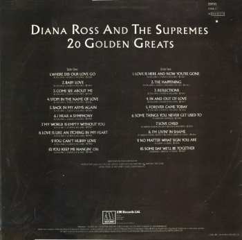 LP The Supremes: 20 Golden Greats 633130