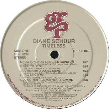 LP Diane Schuur: Timeless 595936