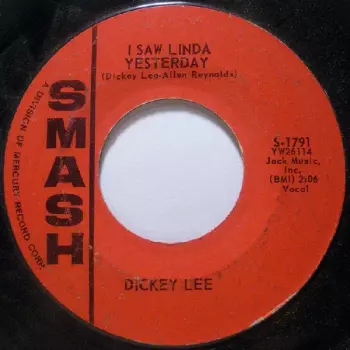 Dickey Lee: I Saw Linda Yesterday