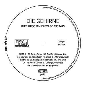 LP Die Gehirne: Tapetopia 002 (Ihre Großen Erfolge 1983-85) LTD 72673