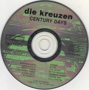 CD Die Kreuzen: Century Days 544937