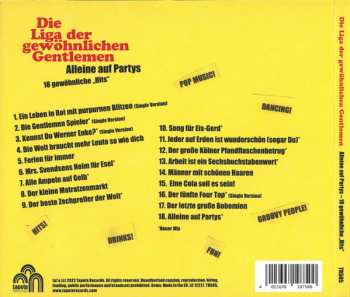 CD Die Liga Der Gewöhnlichen Gentlemen: Alleine Auf Partys - 18 Gewöhnliche "Hits" 614738