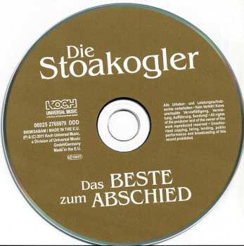 CD Die Stoakogler: Das Beste Zum Abschied 575817