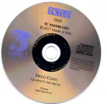 2CD Diego Conti: Quartetti Per Archi 556202