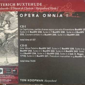 2CD Dieterich Buxtehude: Opera Omnia I (Harpsichord Works 1) 620062