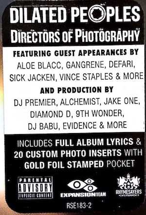 CD Dilated Peoples: Directors Of Photography 578269