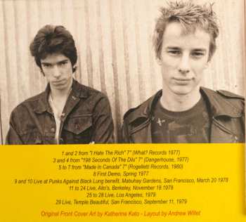 CD The Dils: Dils Dils Dils 491065