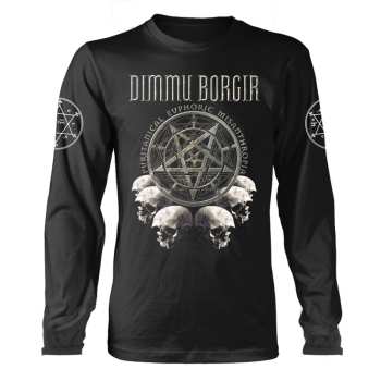 Merch Dimmu Borgir: Tričko S Dlouhým Rukávem Puritanical Euphoric Misanthropia (skulls)