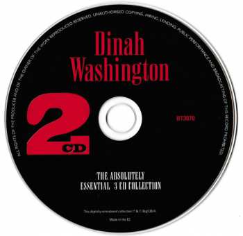 3CD Dinah Washington: The Absolutely Essential 3 CD Collection 91554