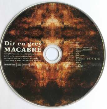 CD Dir En Grey: Macabre LTD 620806