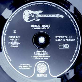 LP Dire Straits: Communiqué 643932