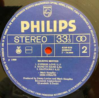 LP Dire Straits: Making Movies 612948