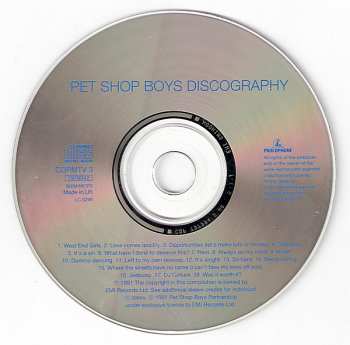 CD Pet Shop Boys: Discography (The Complete Singles Collection) 9841