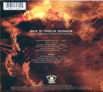 CD Disillusion: Back To Times Of Splendor 545025