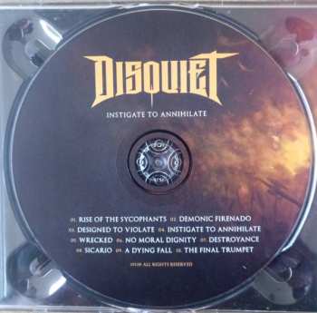 CD Disquiet: Instigate To Annihilate 580546