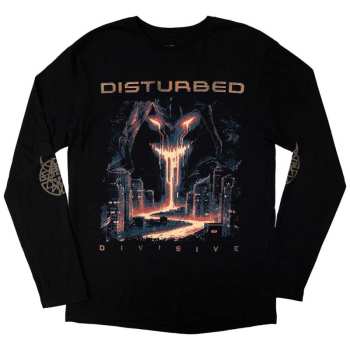 Merch Disturbed: Long Sleeve Tričko European Tour '23 Divisive