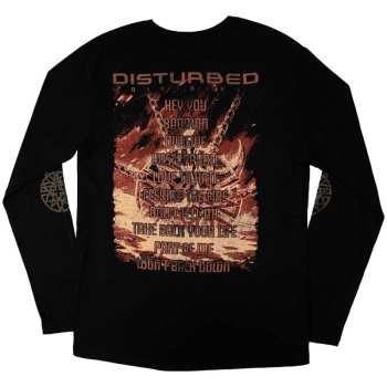 Merch Disturbed: Disturbed Unisex Long Sleeve T-shirt: European Tour '23 Divisive (back Print & Ex-tour) (medium) M